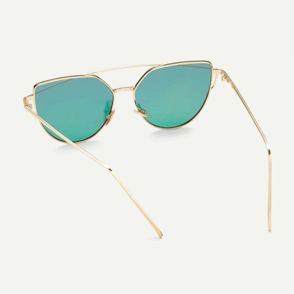 Gold Framed Pink Lens Sunglasses - Picture 6 of 7